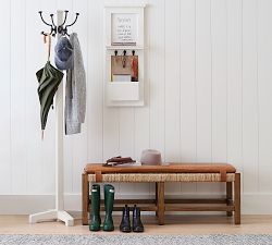 Aubrey White Coat Rack, Dutch White