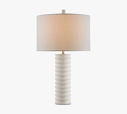 Open Box: Loewy Stone Table Lamp - Natural Sandstone