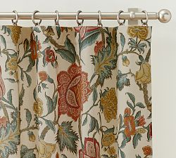 Open Box: Cynthia Palampore Printed Blackout Curtain, 50"W x 96"L