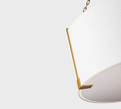 Sofia Linen Drum Pendant (31")