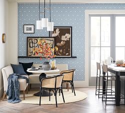 Barrel Back Cane Dining Armchair