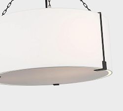 Sofia Linen Drum Pendant (31")