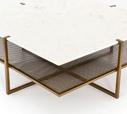 Hyla Square Marble Coffee Table (41")
