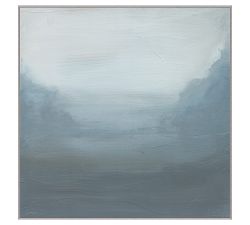 Coastline Mist Framed Canvas Prints