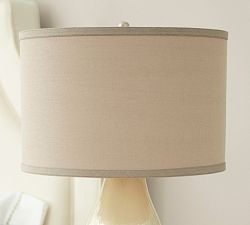 Linen Straight-Sided Lamp Shade (13"-19'')