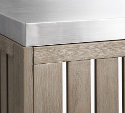 Abbott Outdoor Kitchen Acacia Convertable Refrigerator Cabinet (31")