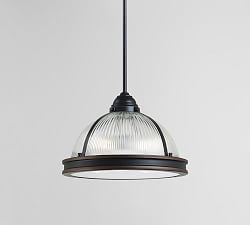 Open Box: Matsuba Hand-Blown Glass Pendant, Medium (16") - Autumn Bronze