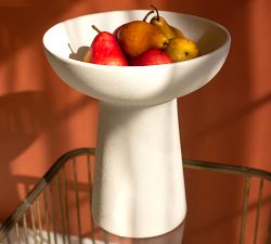 Modern Ceramic Footed Bowl