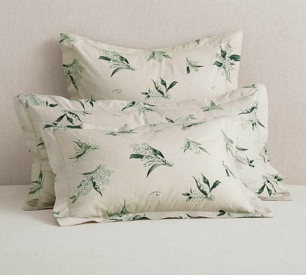 Monique Lhuillier Lily of the Valley Cotton Sham by Pottery Barn