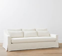 York Slope Arm Deep Seat Slipcovered Sofa (60"-108")