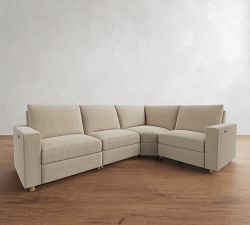 Westwood Square Arm Reversible Power Reclining Sectional (119")