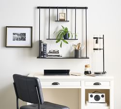 Temple Street Hanging Wall Shelf (30"-50")
