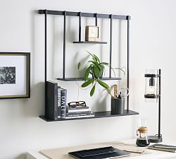 Temple Street Hanging Wall Shelf (30"-50")