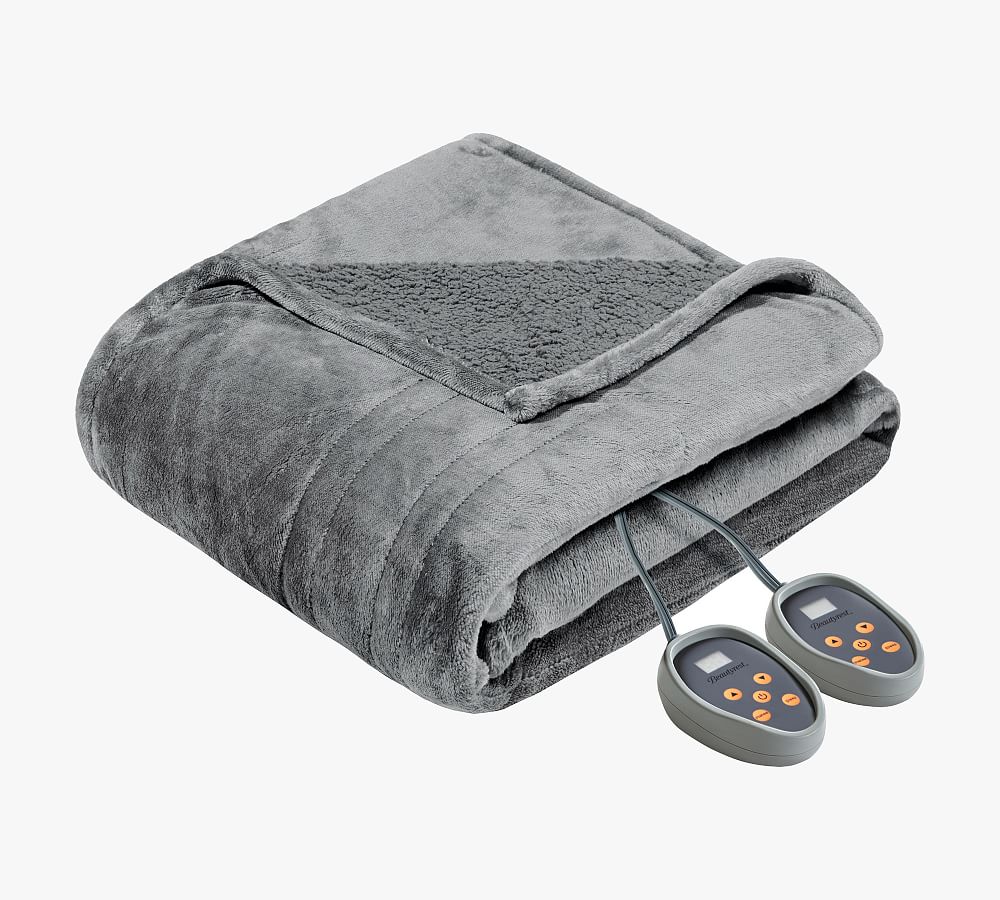 Beautyrest® Heated Microlight-to-Beber Blanket by Pottery Barn