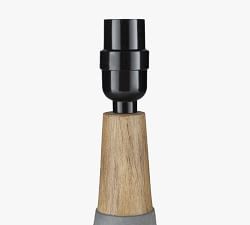 Cowan Petite Ceramic &amp; Wood Table Lamp (18")