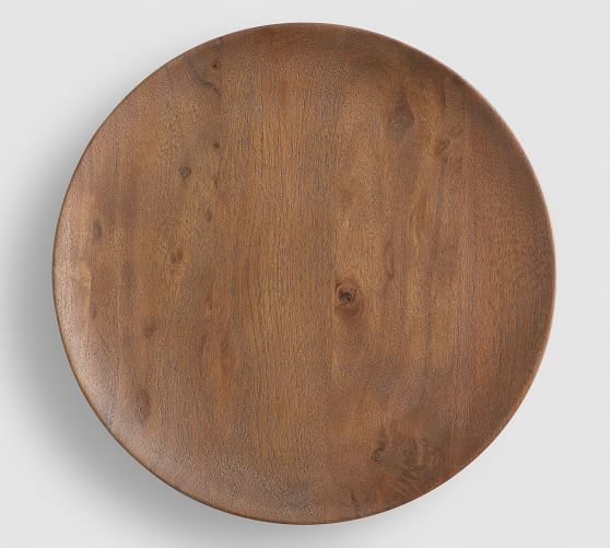 Chateau Handcrafted Acacia Wood Charger Plate by Pottery Barn