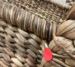 Open Box: Beachcomber Handwoven Oversized Rectangular Basket (29"W x 29"H) - Natural