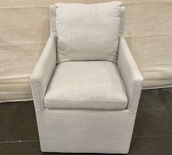 Open Box: Carder Upholstered Dining Armchair - Cream