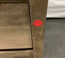 Open Box: Cayman Wide Nightstand without Glass Top (33") - Heirloom Wheat