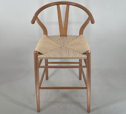 Open Box: Faith Counter Stool (26") - Natural, Natural Seat