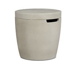 Nerissa Concrete Round Propane Tank Storage Cover (19")