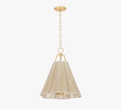 Kylie Abaca Rope Pendant (18"-28")