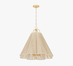 Kylie Abaca Rope Pendant (18"-28")