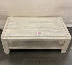 Open Box: Aptos Rectangular Coffee Table (48") - Sandwash