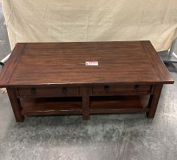 Open Box: Benchwright Rectangular Coffee Table (54") - Rustic Mahogany
