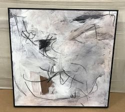 Open Box: Seeking Solace Framed Wall Art Print (40"x40") - Black
