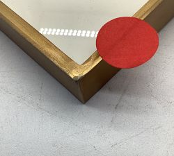 Open Box: Stowe Modern Metal Frame (25"Sq, 8"x10" Opening) - Brass