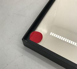 Open Box: Stowe Modern Metal Frames (25"Sq, 8"x10" Opening) - Cream Mat, Black Frame