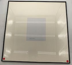 Open Box: Stowe Modern Metal Frames, 25"x25" (8" x 10" Opening) - Black