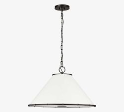 Aliana Metal Round Pendant (22" - 28")