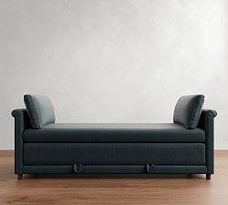 Open Box: Josie Daybed Sleeper (88") - Performance Casual Chenille Slate, Espresso
