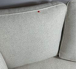 Open Box: Pearce Square Arm Curved Wedge - Performance Boucle Oatmeal