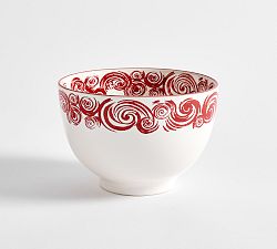 Lunar New Year Stoneware Noodle Bowls - Set of 4