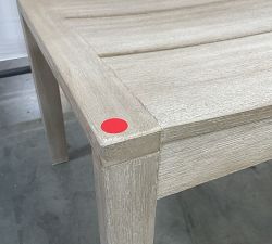 Open Box: Indio Eucalyptus Modern Outdoor Dining Side Chair - Biscotti