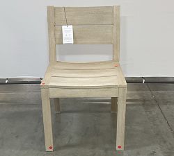 Open Box: Indio Eucalyptus Modern Outdoor Dining Side Chair - Biscotti