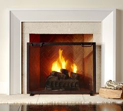Industrial Fireplace Screens
