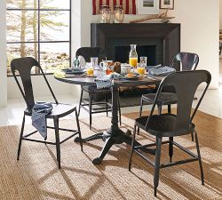 Rae Round Pedestal Bistro Dining Table (32"- 48")