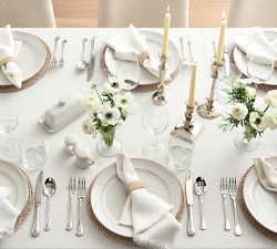Cambria Handcrafted Stoneware Dinner Plates - Set of 4