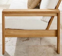 Malibu Teak Outdoor Sofa (77")