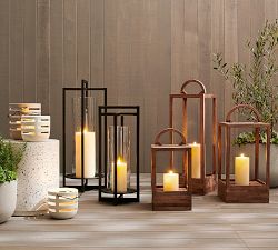 Standard Flameless Outdoor Pillar Candle - Ivory