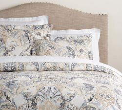 Celeste Damask Percale Sham