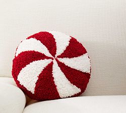 Cozy Teddy Faux Fur Peppermint Pillow Cover