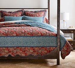 Bridget Handcrafted Reversible Quilt | Pottery Barn