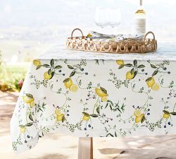 Monique Lhuillier Antibes Handwoven Wicker Handled Serving Tray