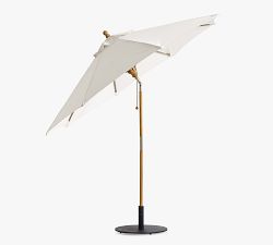 Round Teak Umbrella (9')