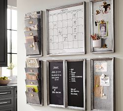 Galvanized System Magnetic Clipboard